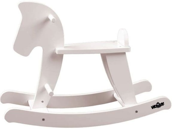 Woody Konjić za jahanje drveni bele boje