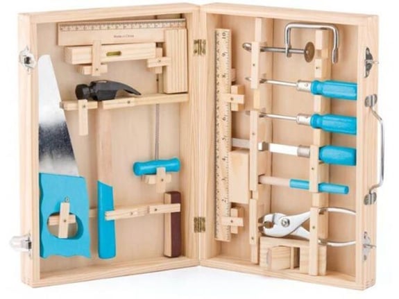 Woody Metalni alat u drvenoj kutiji