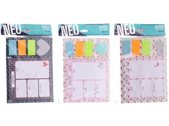 Blokčić za poruke samolepljiv neon