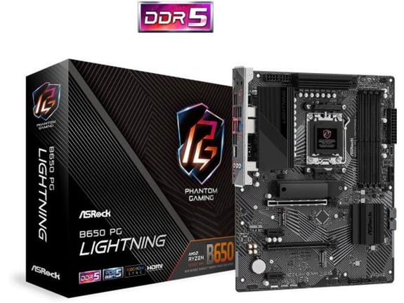 MB AM5 ASRock B650 PG LIGHTNING 90-MXBK20-A0UAYZ