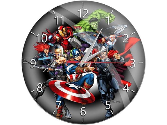 Marvel Zidni sat Glossy Avengers 003