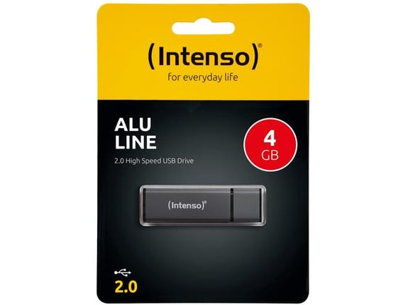Intenso USB Disk 2.0-4GB/Alu-a