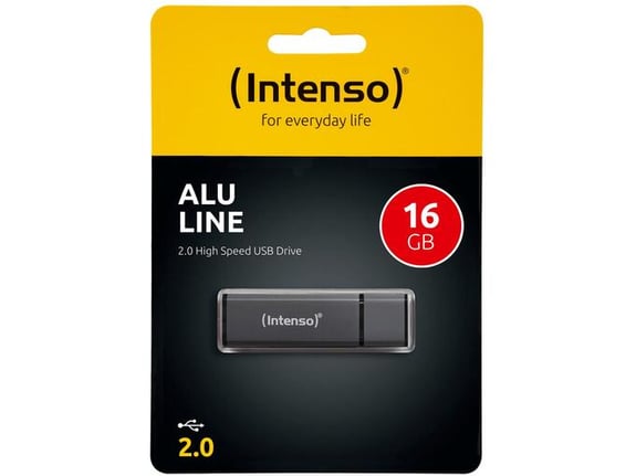 Intenso USB Disk 2.0-16GB/Alu-a