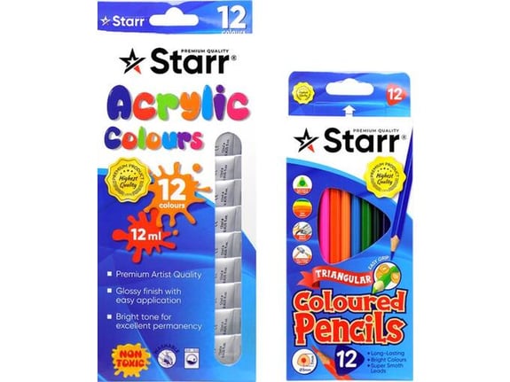 Moja Knjižara Tempere 12ml + Drvene boje 1/12