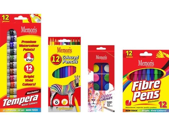 Moja Knjižara Tempere + Drvene boje + Flomasteri + Vodene boje