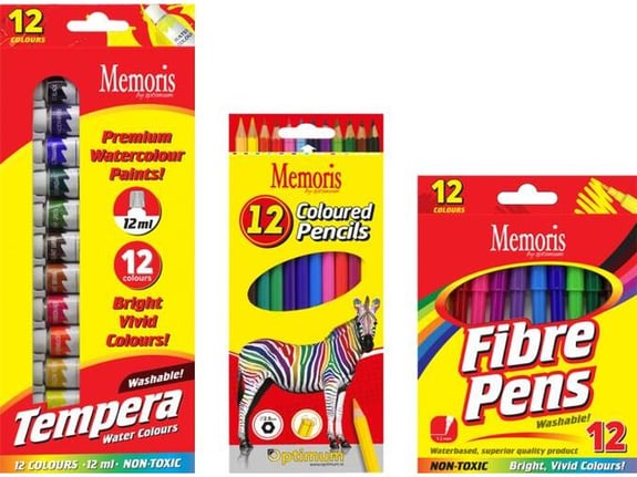 Moja Knjižara Tempere + Drvene boje + flomasteri