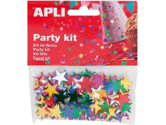 Apli Konfete šarene zvezdice