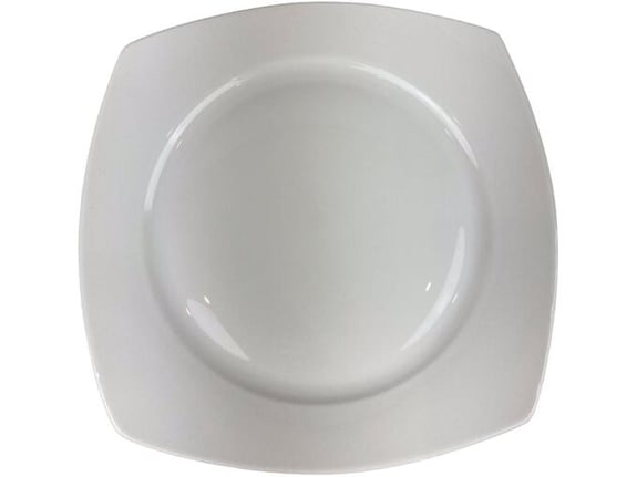 SUNTUN CLASSIC Set plitkih tanjira beli kockasti