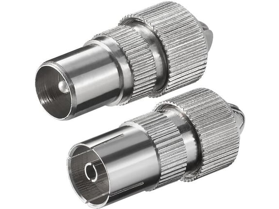 ZED Electronic RF utikač + RF utičnica metalna RF-SET2