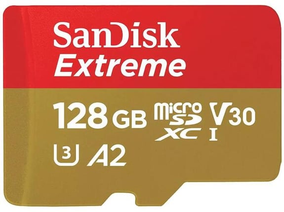SanDisk Memorijska kartica SDXC 128GB Extreme micro Pro Deluxe 190MB/s A2 C10 V30 UHS-I U3