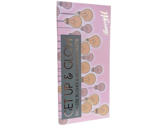 Barry M Get Up&Glow paleta - bronzer , rumenilo i hajlajter