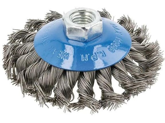 Hogert Okrugla četka za brusilicu M14 100mm čelik 0,05mm