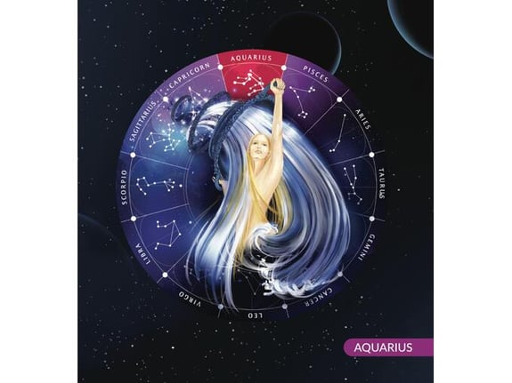 Drvena Slagalica Zodijak Vodolija