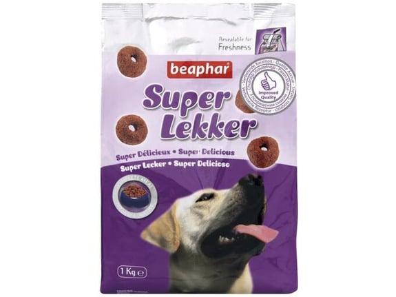 Beaphar Kompletna hrana za odrasle pse Super Lekker 1kg