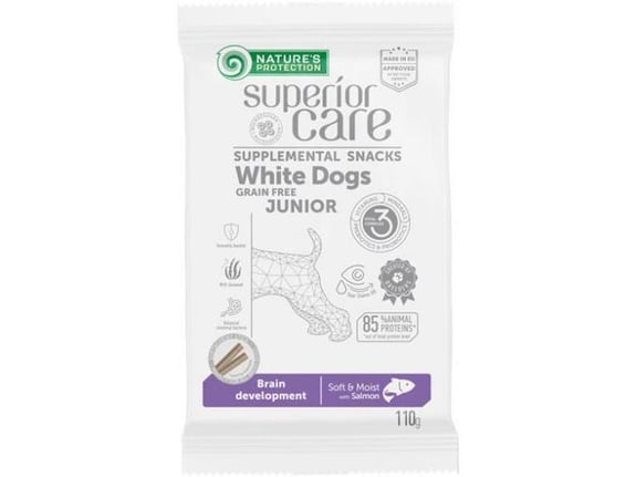 NP Poslastica za junior pse bele rase za razvoj mozga sa Lososom 110g