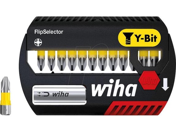 Wiha FlipSelector Y Set bitova 25 mm Pozidriv 1/4" 14 delova 41829