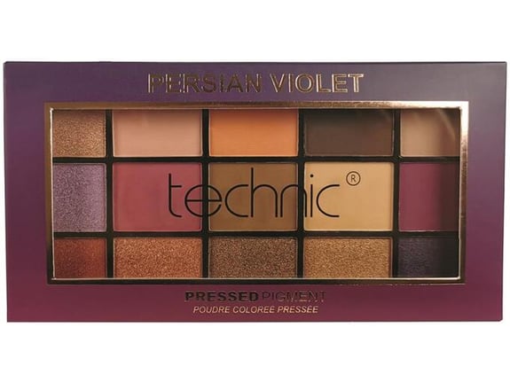Technic Cosmetics Paleta senki i presovanih pigmenata Persian Violet