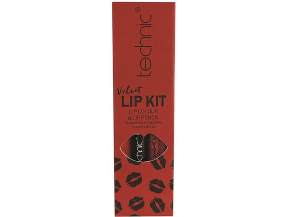Technic Cosmetics Set za usne Velvet - Vintage Red