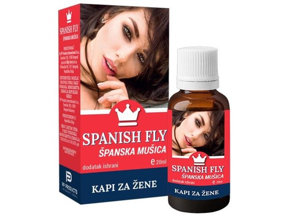 PP Products Španska mušica - Spanish fly (kapi za stimulaciju žena, MOCAN AFRODIZIJAK ZA ŽENE - 20ml)