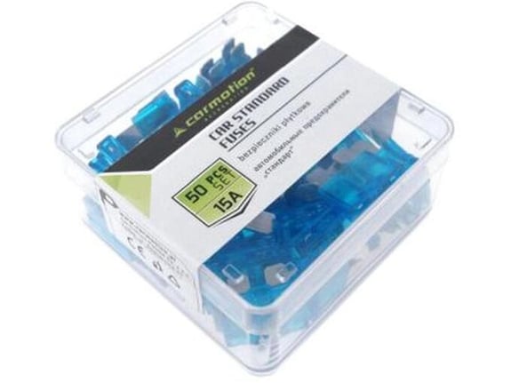 Carmotion Osigurači 15a 50kom plastična kutija