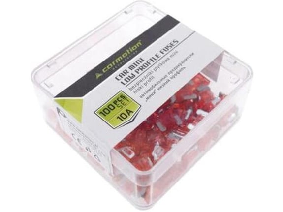 Carmotion Osigurači 10a 100kom niski profil plastična kutija