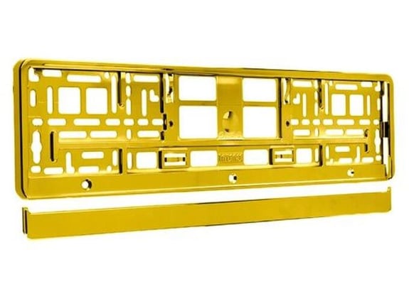 Carmotion Okvir za tablicu 1kom zlatni