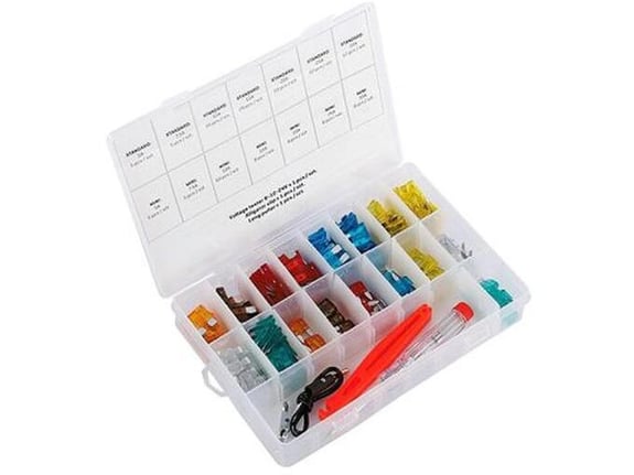 Carmotion Set osigurača sa testerom napona i alatom za vadjenje osigurača 150kom