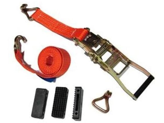 Carmotion Traka za zatezanje 4t/2 6m sa španerom i odbojnicima za zaštitu tereta