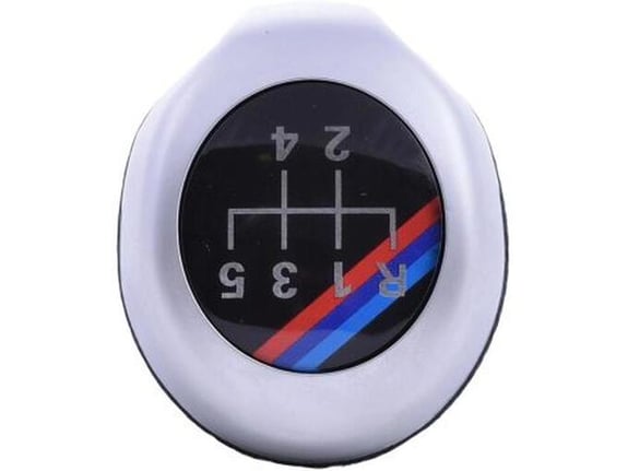 888 Car Accessories Bmw ručica menjača sa 5 brzina sa m logom silver mat/hrom