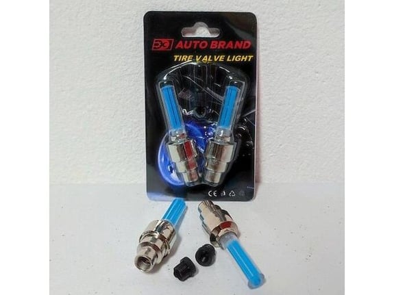 888 Car Accessories Kapice ventila svetleće plave