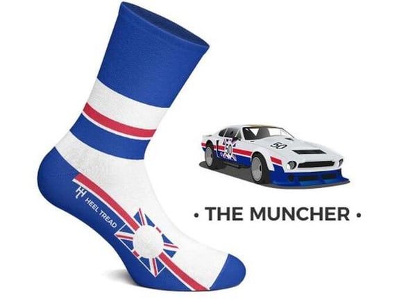 Heel tread Čarape the muncher