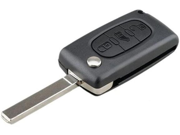 888 Car Accessories Kućište oklop ključa 3 dugmeta za peugeot/citroen va2/ce0536