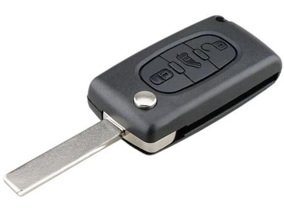 888 Car Accessories Kućište oklop ključa 3 dugmeta za peugeot/citroen hu83/ce0523