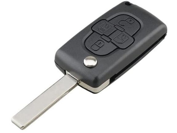 888 Car Accessories Kućište oklop ključa 3 dugmeta za peugeot/citroen hu83/ce0523