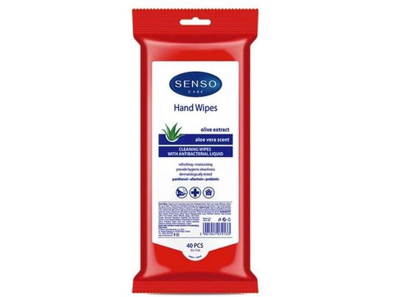 Sumex Vlažne maramice za ruke aloe vera 40kom