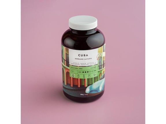 Kafeterija Cuba Serrano Lavado 250 gr