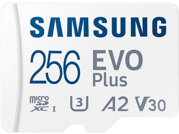 Samsung Memorijska kartica MicroSD 256GB EVO Plus UHS-I U3 V30 A2 sa adapterom