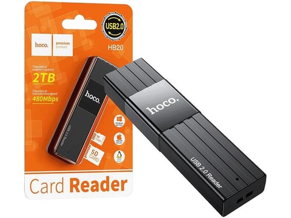 Hoco Čitač kartica, 2u1, USB2.0/USB3.0