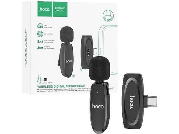 Hoco Bežični mikrofon sa USB type C konektorom
