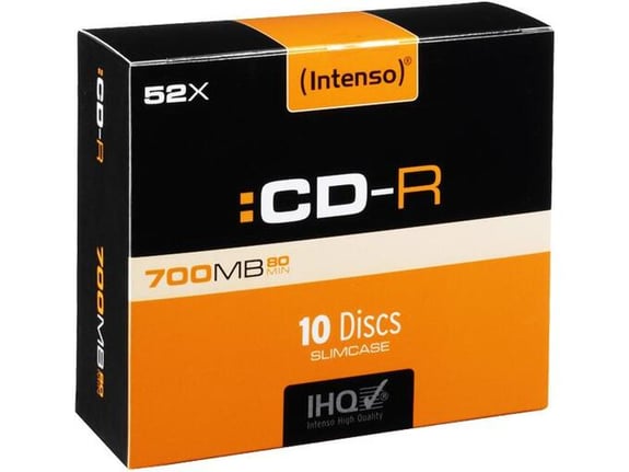 Intenso CD-R 700MB (80 min.) pak. 10 komada Slim Case