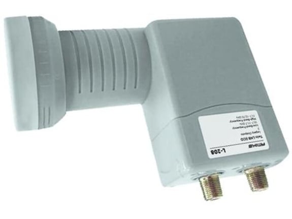 Amiko LNB Twin ECO, sum 0,1dB, vodonepropusan