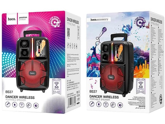 Hoco Bežični zvučnik sa mikrofonom, Bluetooth, FM,USB,AUX