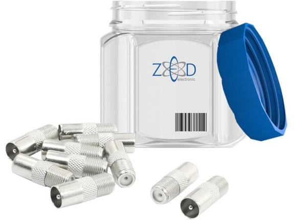 Zed Electronic Konektor F-ženski na RF-muški, pak. 50 kom.