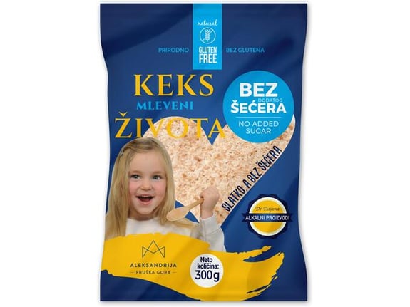 Aleksandrija Keks života mleveni 300g