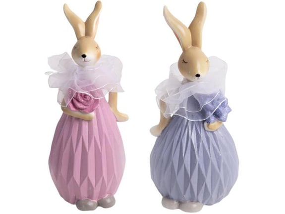 Viter Uskršnja figurina zekica sa tilom 13 cm