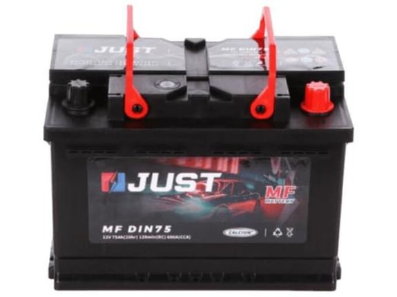 Akumulator 12V 75 Ah desno +