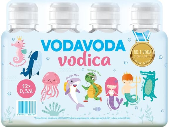 VODAVODA Vodica 12x0.33L pet