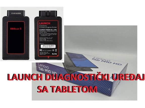 FS Company Autodijagnostički komplet Launch DBScar5 i Lenovo tablet