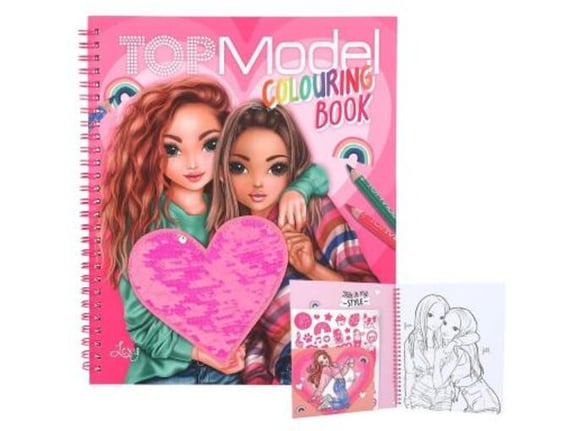 Top Model bojanka sa stikerima - Grupa autora