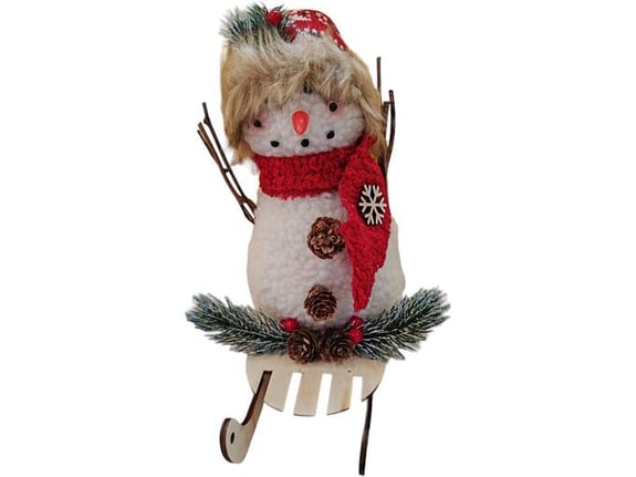 Novogodišnja dekoracija Sneško JWX1213A